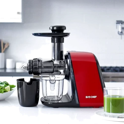 Соковичавниця BioChef Axis Compact Cold Press Juicer RD (JU-BC-AXC-EU-RD): Об'єм контейнера для соку 0.5 л