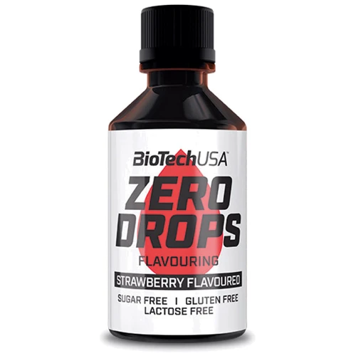 Заменитель питания BioTechUSA Zero Drops 50 ml /100 servings/ Strawberry