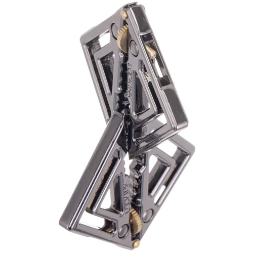 Зажимы для сосков с тяжелой подвеской LOCKINK Adjustable Nipple Clamps with Heavy Pendant - Grey
