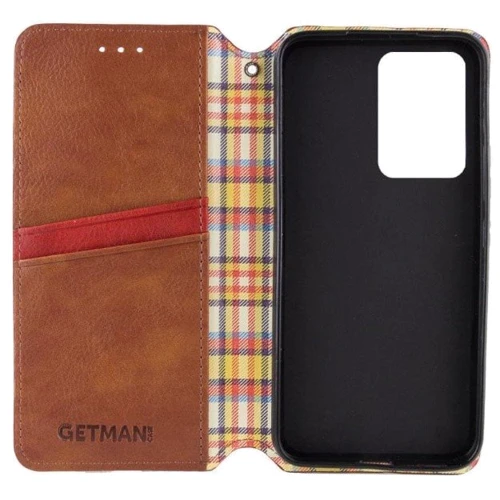 Чехол для телефонов Mobile Case Getman Cubic Brown for Realme C51: Тип чехол-книжка
