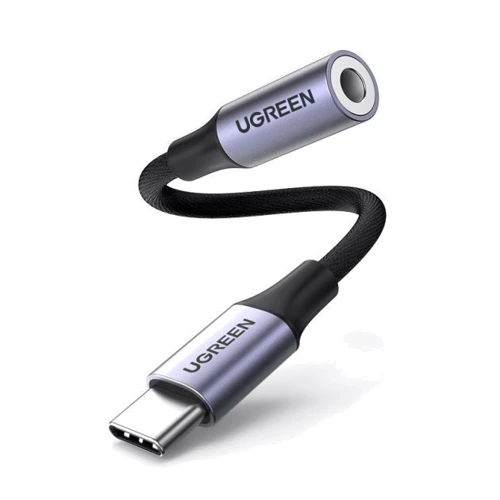 Адаптер Ugreen Adapter AV161 USB-C to jack 3.5mm Black (80154)