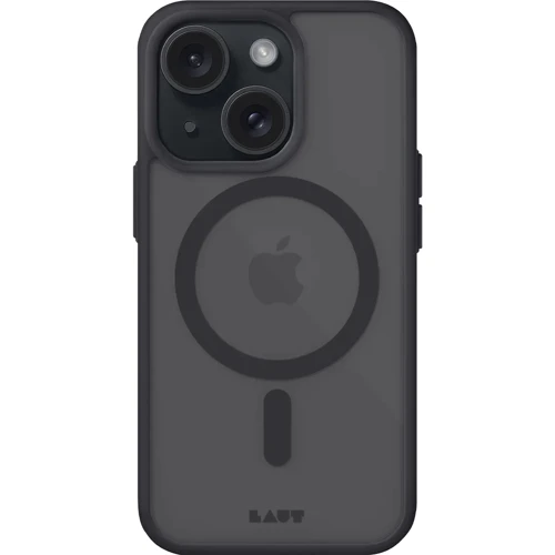 Чехол для iPhone LAUT HUEX PROTECT MagSafe Black (L_IP23C_HPT_BK) for iPhone 15 Plus: Цвет черный