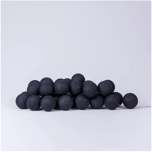 Гирлянда Cotton ball lights на 20 шаров 3,8м, Black: Применение Для дома