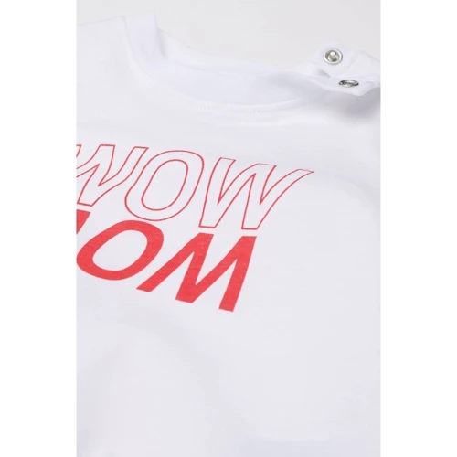 Футболка H&M 7Z6165977 62-68 см белая: Пол Унисекс