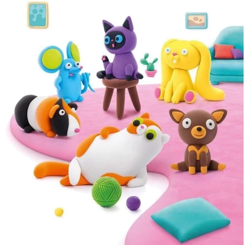 Меганабір пластиліну Ліпака Пухнасті улюбленці (15023-UA01)