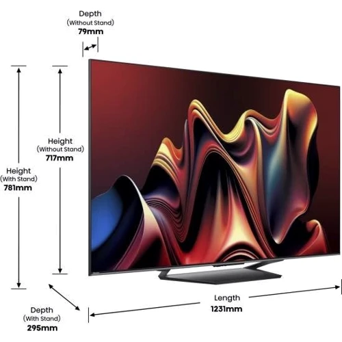 Телевизор Hisense 55U7NQ: Оснащение Встроенный медиаплеер, Smart TV