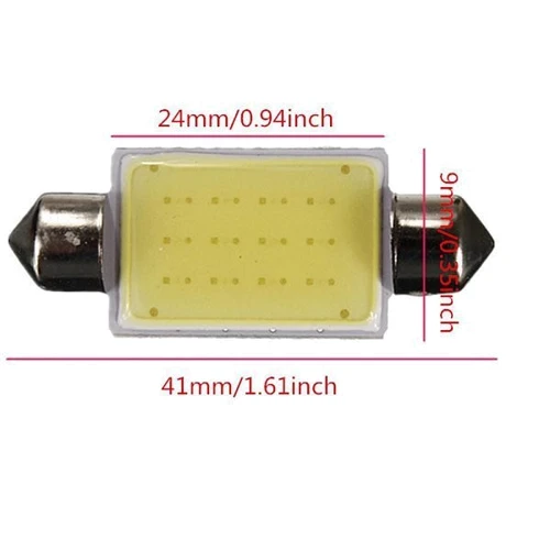 Розмір Idial 468 41mm 12SMD (2шт): Задня оптика Габарити