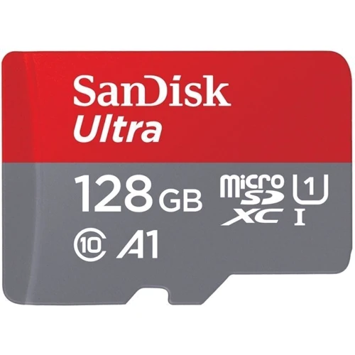Карта памяти SanDisk 128GB microSDXC Ultra Class 10 UHS-I U1 A1 + адаптер (SDSQUA4-128G-GN6MA)