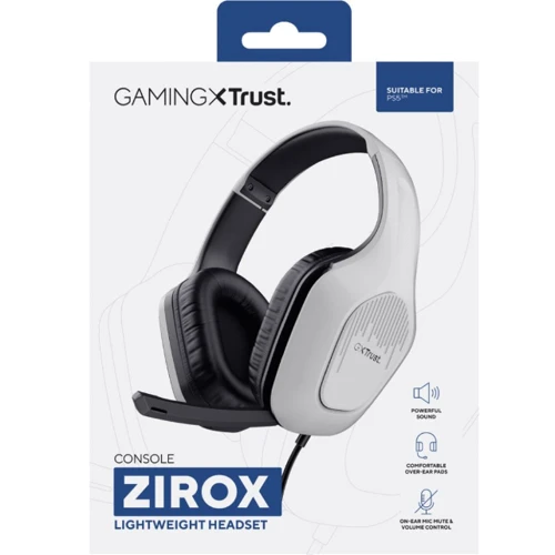 Наушники Trust GXT 415PS Zirox for PS5 3.5mm White (24993) фото 8
