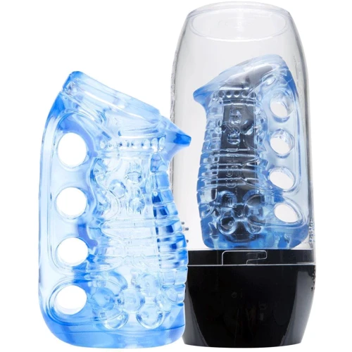 Мастурбатор Fleshlight Fleshskins Grip Blue Ice