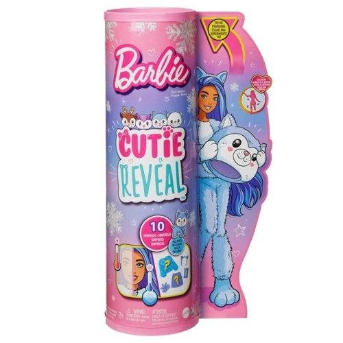 Лялька Barbie Cutie Reveal Зимовий блиск у костюмі хаски (HJL63) фото 3