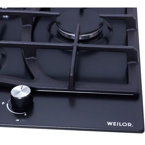 Варочная поверхность газовая Weilor GM W614 BL: Рабочая поверхность эмаль