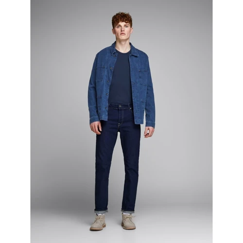 Куртка Jack & Jones 65409941 46 синяя демисезон: Подкладка На подкладке