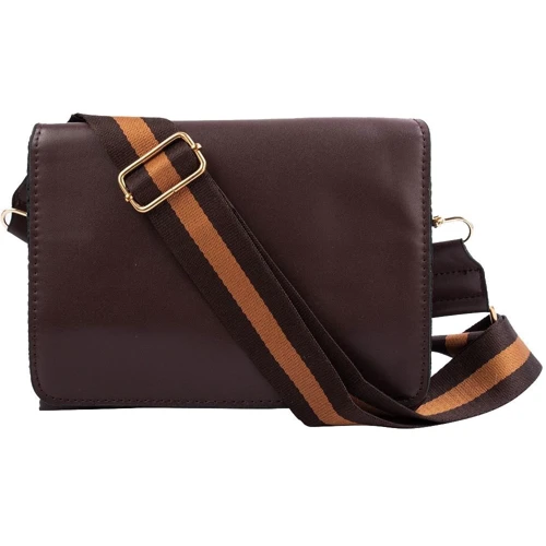 Женская сумка почтальонка Valiria Fashion темно-коричневая (4DETBI8809-10): Тип Сумки