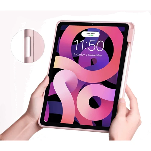 Аксесуар для iPad BeCover Direct Charge Pen with Pencil mount Pink for iPad 10.9 (2022 / 2024) / iPad 11 2025 (708500): Колір рожевий
