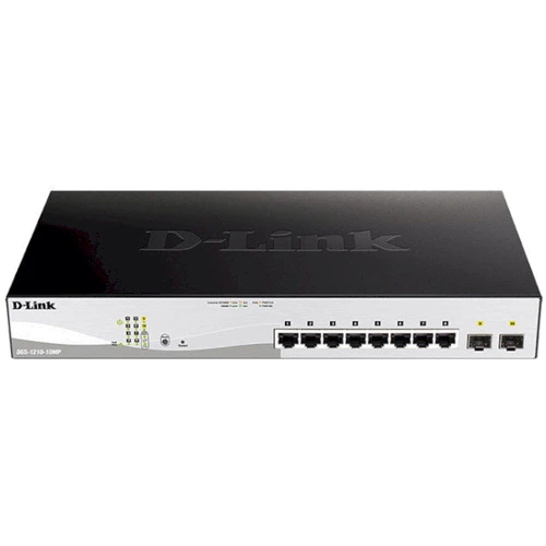 Сетевой коммутатор D-Link DGS-1210-10MP/F3A: Порты комбинированный