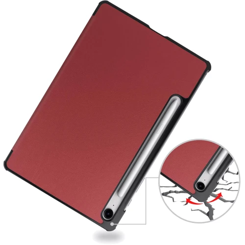 Аксессуар для планшетных ПК BeCover Smart Case Red Wine for Samsung X620/X626 Galaxy Tab S10 FE Plus (713385)