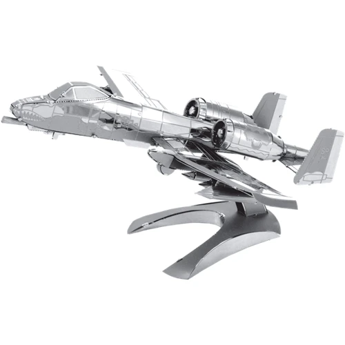 Металлический 3D конструктор Fascinations Американский штурмовик A-10 Warthog, MMS109