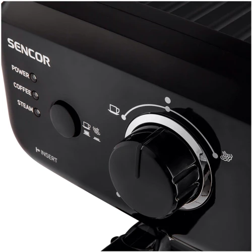 Кофеварка Sencor SES 1710BK: Объем резервуара для воды, л 1.5