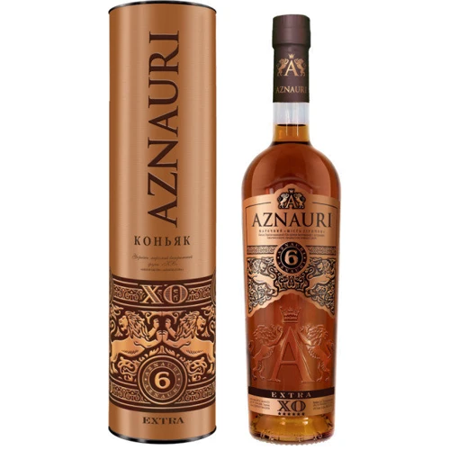 Коньяк Aznauri 6 Years Old 0.5л 40% в сувенірній упаковці (PLK482018920902)