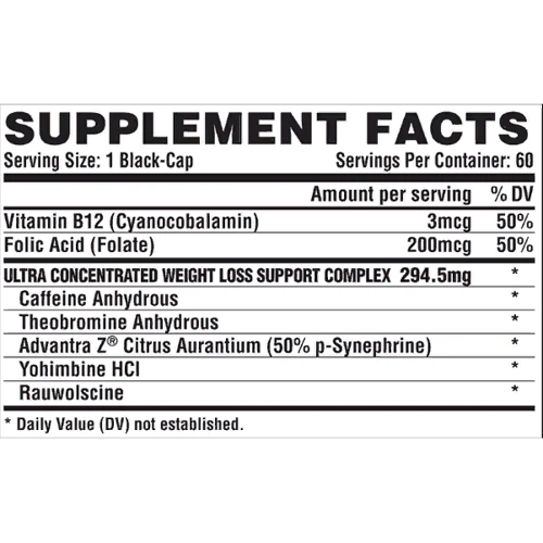 Жиросжигатель Nutrex Lipo-6 Black Hers Ultra Concentrate 60 caps: Вкус Без вкуса