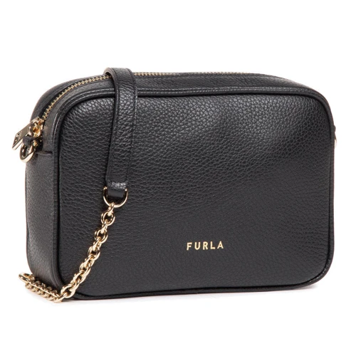 Жіноча сумка крос боді Furla Real Mini Camera Case чорна (WB00243HSF000O6000)
