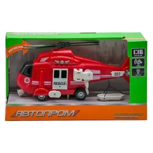 Вертоліт Автопром зі світловими та звуковими ефектами 1:16 (7674B): Виробник АВТОПРОМ