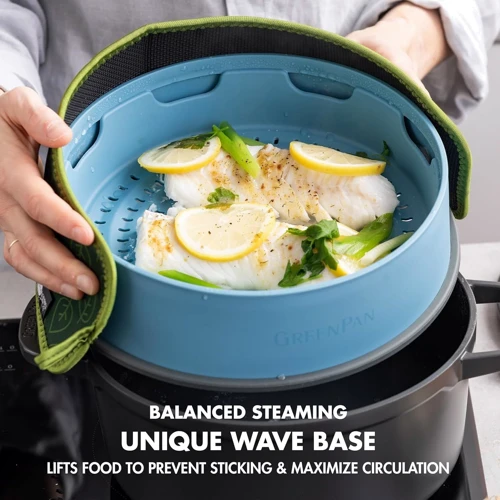 Вставка-пароварка GreenPan Steam 24 см блакитний (CC006630-001)