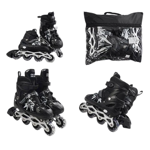 Раздвижные ролики Best Roller колеса PVC 45432-L (39-43) Черны