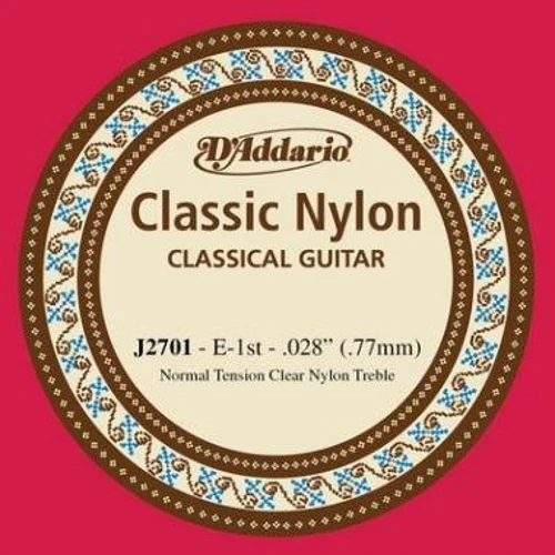 Струна для гитар Струна D`ADDARIO J2701 CLASSIC NYLON NORMAL TENSION - 1ST