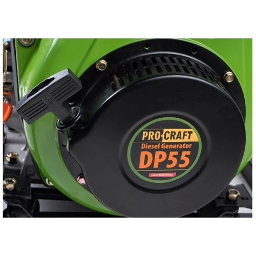 Генератор дизельный Procraft DP55: Объем топливного бака 12.5 л