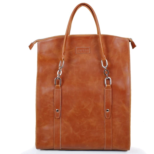 Жіноча сумка тоут Laskara коричнева (LK10201-cognac): Матеріал Штучна шкіра