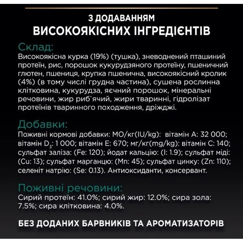 Сухой корм для котов Pro Plan Sterilised Adult Renal Plus с кроликом 10 кг (7613033566486) фото 7