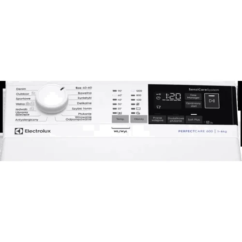 Стиральная машина Electrolux EW6TN14262P: Загрузка белья (стирка), кг 6