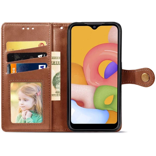 Чехол для телефонов Mobile Case Getman Gallant Brown for Xiaomi Redmi 12C: Тип чехол-книжка
