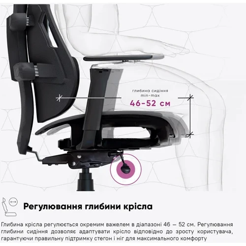 Геймерское кресло Cyberlux V10 Black (арт. GM- V10 PB) фото 11