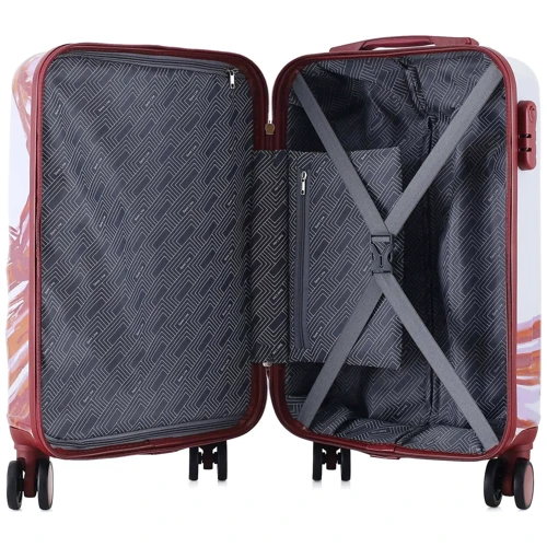 Валіза Semi Line 20" (S) White/Red Print (T5654-1) (DAS302888): Країна виробник Польша