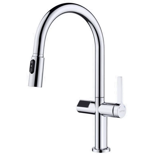 Смеситель для кухни Lefton Automatic Sensor & Pull-Down Kitchen Faucet with Temperature Display-KF2206 Chrome: Назначение Для кухни