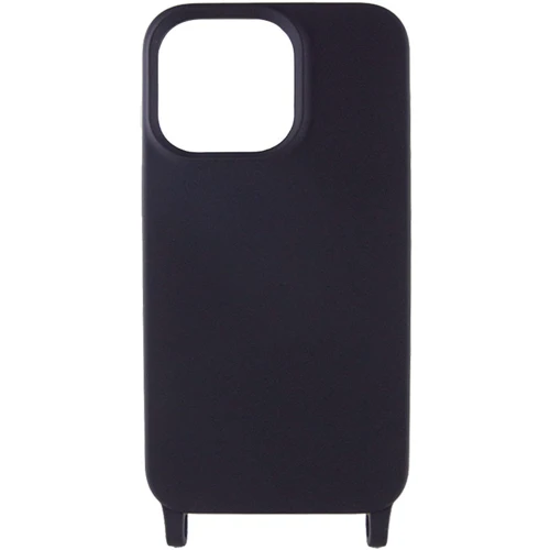 Чехол для iPhone TPU Case two straps California Black for iPhone 13 Pro Max: Цвет черный