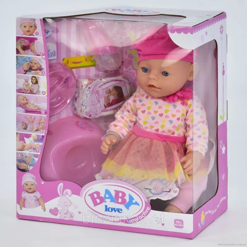 

Пупс Baby Love функциональный с аксессуарами (BL 023 U)