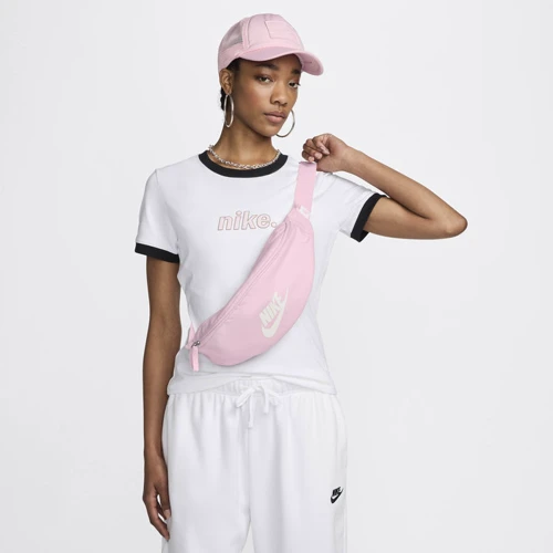 Сумка Nike NK HERITAGE WAISTPACK - FA21 3L розовая Уни 41х10х15 см (DB0490-663): Цвет розовый