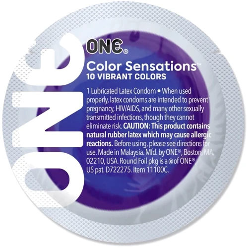 Презерватив ONE Color Sensations - Struck by ONE (Lavender) 1 шт