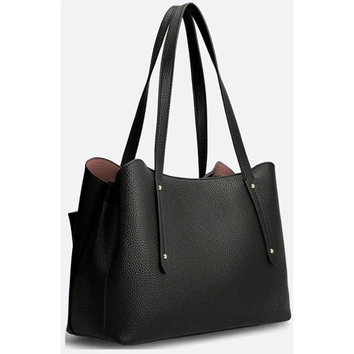 Женская сумка шоппер GUESS ECO BRENTON GIRLFRIEND SATCHEL черная (HWEVG839009-BLA): Страна производитель США
