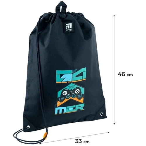 Сумка для взуття Kite 600M Never Quiet (K24-600M-18): Особливості Петля для удобного подвешивания, Мягкая утяжка по периметру