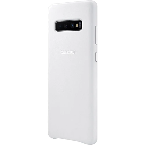Чехол для телефонов Samsung Leather Cover White (EF-VG975LWEGRU) for Samsung G975 Galaxy S10+: Совместимость Samsung G975 Galaxy S10+
