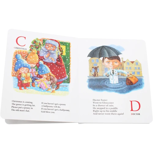 Абетка my ABC book (англ.): Обкладинка картон