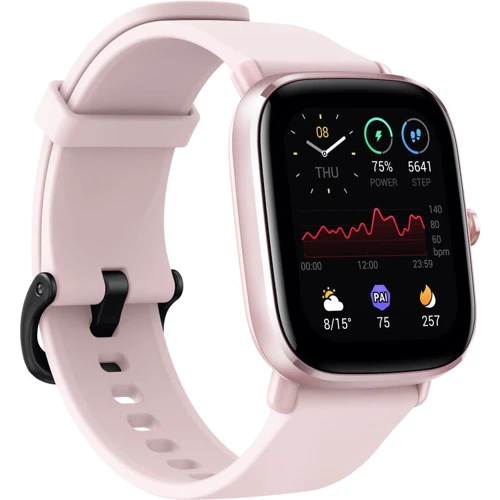 Смарт-часы Amazfit GTS 2 mini Flamingo Pink: Емкость батареи, мАч 220