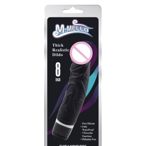 Вибратор CHISA M-Mello Thick Realistic Dilio, Black (291601)