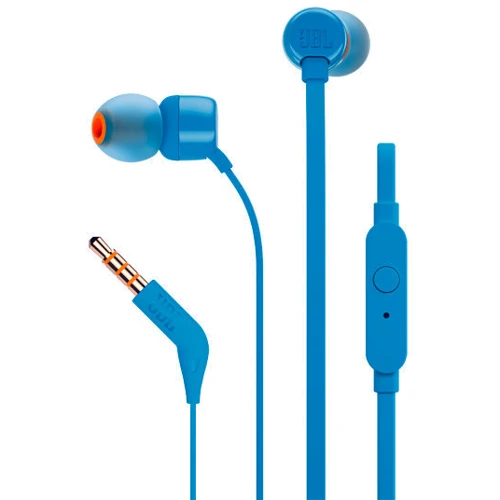 Наушники JBL T110, Blue (JBLT110BLU)