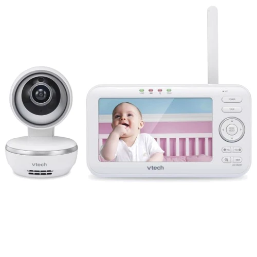 Видеоняня VTECH с датчиком температуры, колыбельными и цветным экраном диагональ 5" (цифровая)